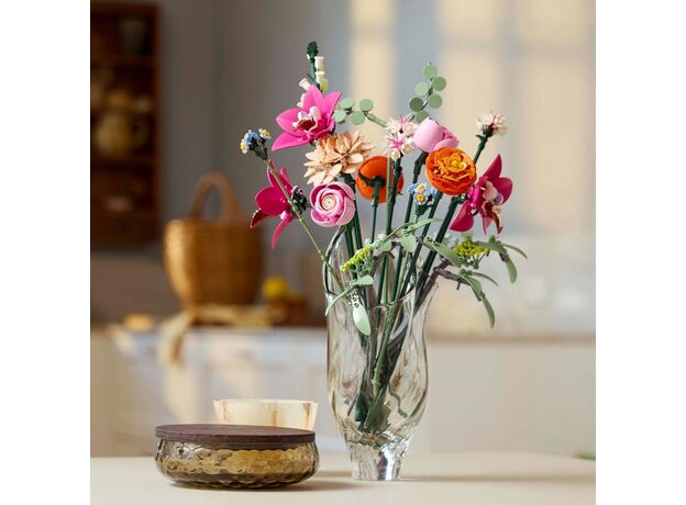 لگو بوتانیکالز مدل دسته گل صورتی زیبا (10342), image 6