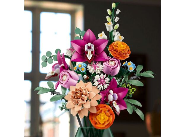 لگو بوتانیکالز مدل دسته گل صورتی زیبا (10342), image 4