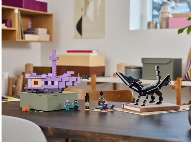 لگو ماینکرافت مدل اژدهای اندر و کشتی اند (21264), image 2