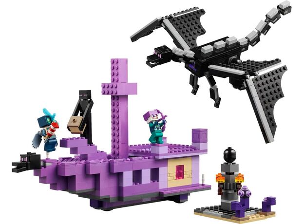 لگو ماینکرافت مدل اژدهای اندر و کشتی اند (21264), image 6