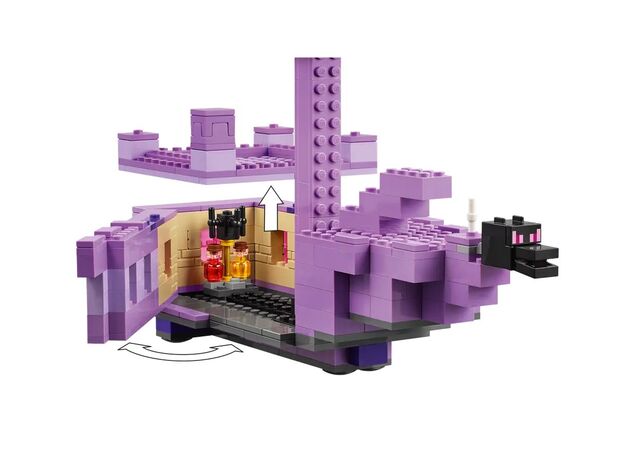 لگو ماینکرافت مدل اژدهای اندر و کشتی اند (21264), image 7