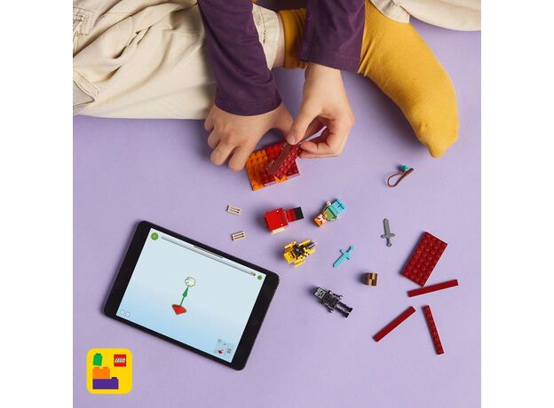 لگو ماینکرافت مدل نبرد گدازه‌ ای در ندر (21266), image 7