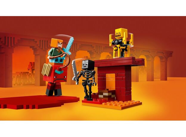 لگو ماینکرافت مدل نبرد گدازه‌ ای در ندر (21266), image 8