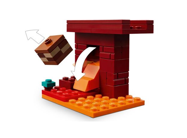 لگو ماینکرافت مدل نبرد گدازه‌ ای در ندر (21266), image 10