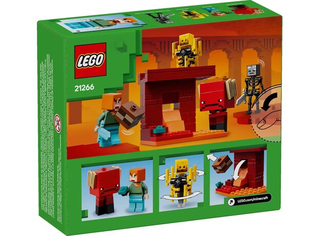 لگو ماینکرافت مدل نبرد گدازه‌ ای در ندر (21266), image 14