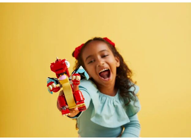 لگو کریتور 3 در 1 مدل اژدهای قرمز (31145), image 2