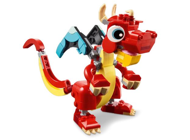 لگو کریتور 3 در 1 مدل اژدهای قرمز (31145), image 9