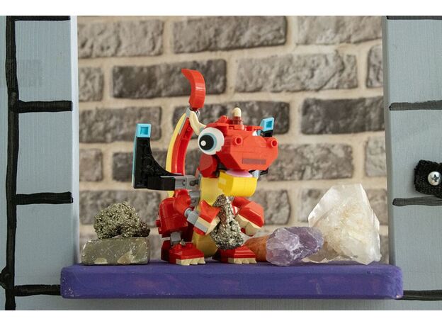 لگو کریتور 3 در 1 مدل اژدهای قرمز (31145), image 7