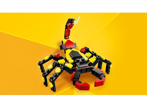 لگو کریتور 3 در 1 مدل حیوانات وحشی: عنکبوت شگفت‌انگیز (31159), image 11