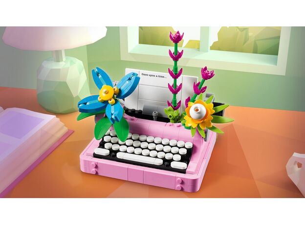 لگو کریتور 3 در 1 مدل ماشین تحریر همراه با گل ها (31169), image 8