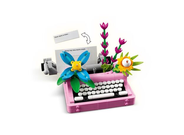 لگو کریتور 3 در 1 مدل ماشین تحریر همراه با گل ها (31169), image 17
