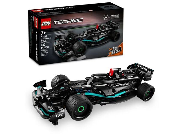 لگو تکنیک مدل ماشین مسابقه‌ ای فرمول 1 مرسدس AMG W14 E Performance عقب کش (42165), image 