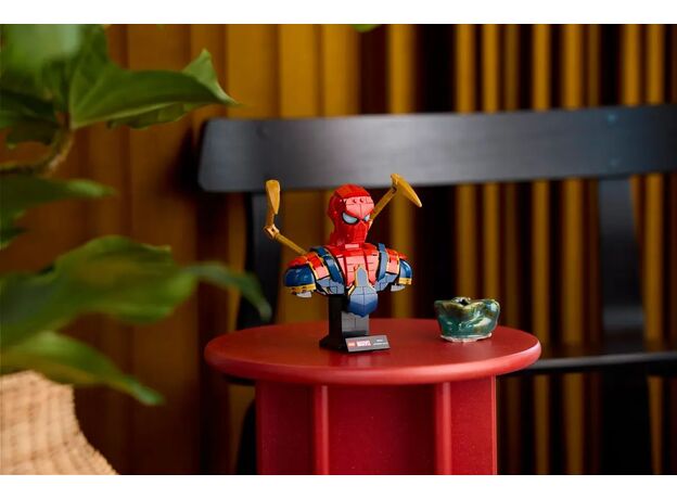 لگو مارول مدل تندیس نیم تنه آیرون اسپایدر (76326), image 5