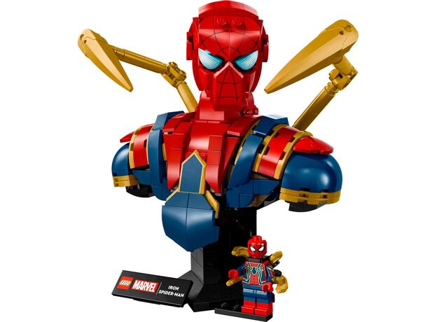 لگو مارول مدل تندیس نیم تنه آیرون اسپایدر (76326), image 18