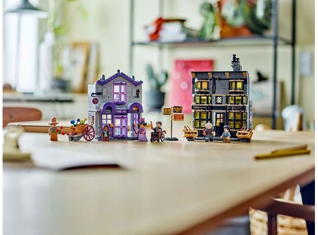 لگو هری پاتر مدل مغازه های اولیوندر و لباس ‌های مادام مالکین (76439), image 5