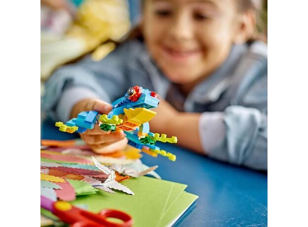 لگو کریتور 3 در 1 مدل طوطی کمیاب (31136), image 4