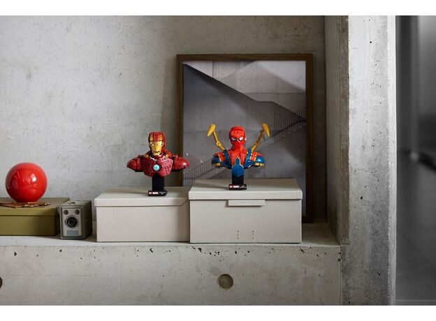 لگو مارول مدل تندیس نیم تنه آیرون اسپایدر (76326), image 8