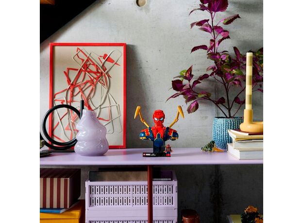 لگو مارول مدل تندیس نیم تنه آیرون اسپایدر (76326), image 6