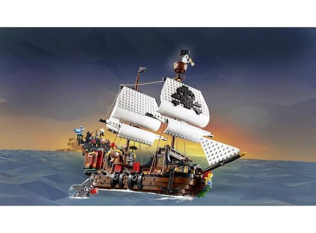 لگو کریتور 3 در 1 مدل کشتی دزدان دریایی (31109), image 9