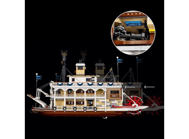لگو آیدیاز مدل قایق بخار رودخانه ای (21356), image 10