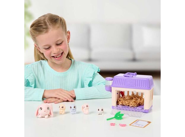 عروسک خرگوش ماما سورپرایز Little Live Pets سری Mini مدل بنفش, تنوع: 26625-Bunny, image 4