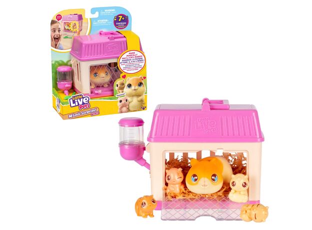 عروسک همستر ماما سورپرایز Little Live Pets سری Mini, تنوع: 26626-Hamster, image 