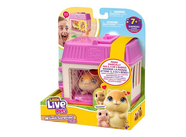 عروسک همستر ماما سورپرایز Little Live Pets سری Mini, تنوع: 26626-Hamster, image 13