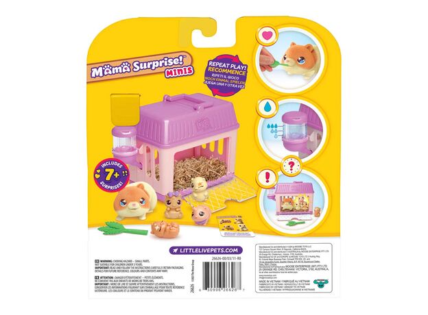 عروسک همستر ماما سورپرایز Little Live Pets سری Mini, تنوع: 26626-Hamster, image 12