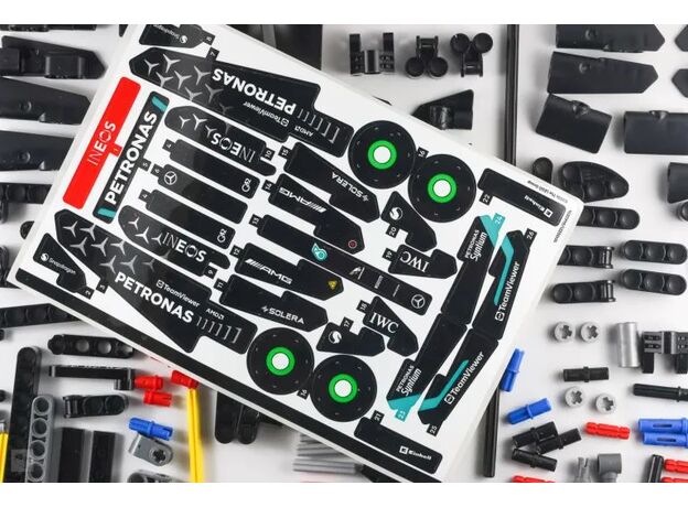 لگو تکنیک مدل ماشین مسابقه‌ ای فرمول 1 مرسدس AMG W14 E Performance عقب کش (42165), image 10