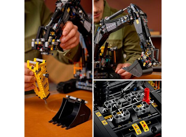 لگو تکنیک مدل بیل مکانیکی ولوو EC500 هیبریدی (42215), image 12