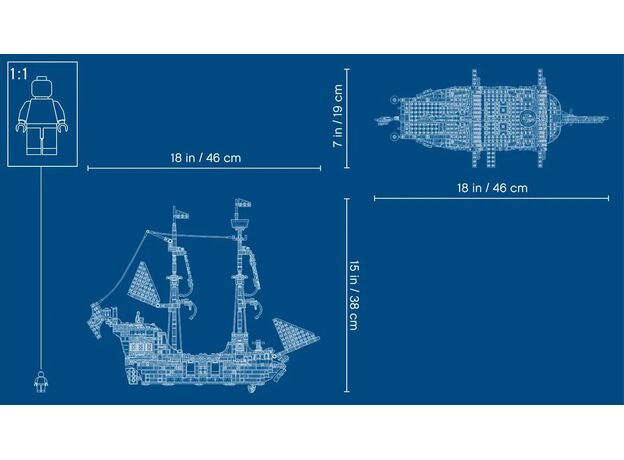 لگو کریتور 3 در 1 مدل کشتی دزدان دریایی (31109), image 32