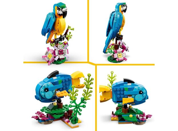 لگو کریتور 3 در 1 مدل طوطی کمیاب (31136), image 15