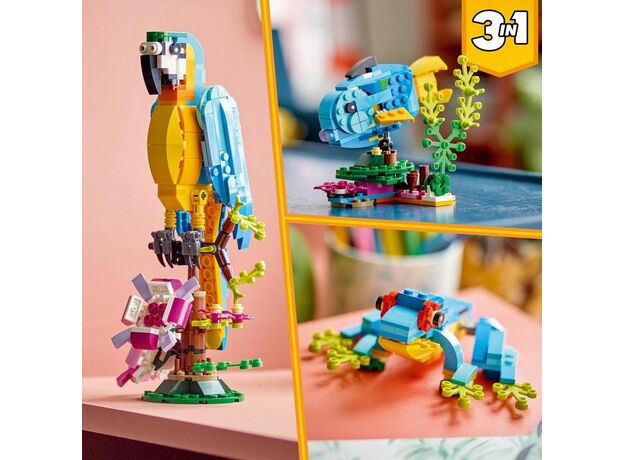 لگو کریتور 3 در 1 مدل طوطی کمیاب (31136), image 11