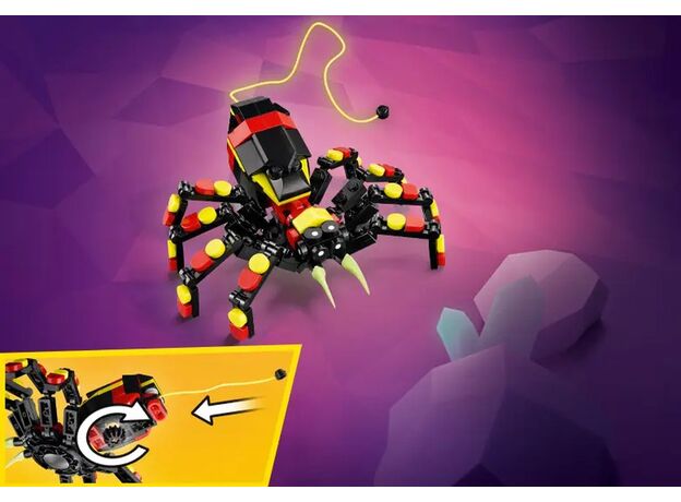 لگو کریتور 3 در 1 مدل حیوانات وحشی: عنکبوت شگفت‌انگیز (31159), image 6