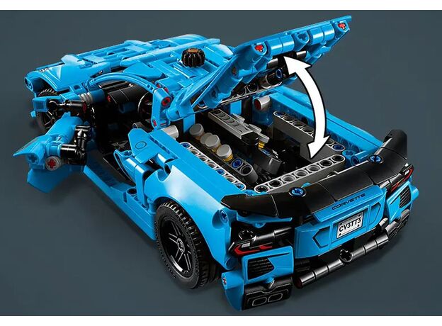 لگو تکنیک مدل شورلت کوروت استینگ‌ ری آبی (42217), image 9