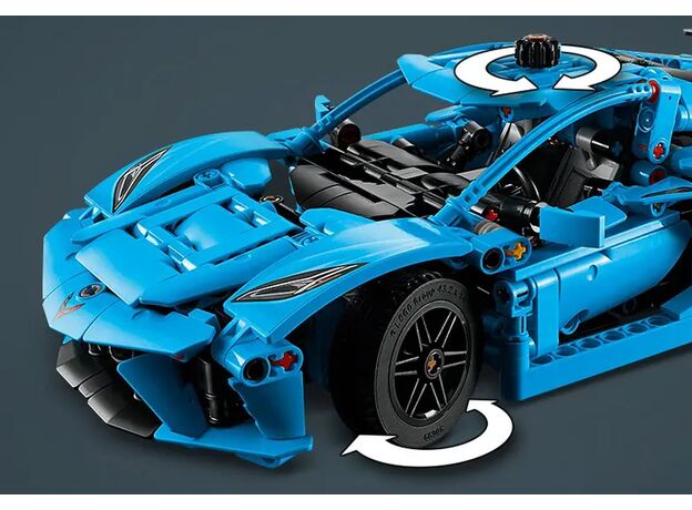 لگو تکنیک مدل شورلت کوروت استینگ‌ ری آبی (42217), image 10