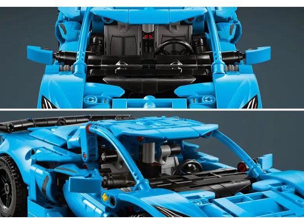 لگو تکنیک مدل شورلت کوروت استینگ‌ ری آبی (42217), image 12