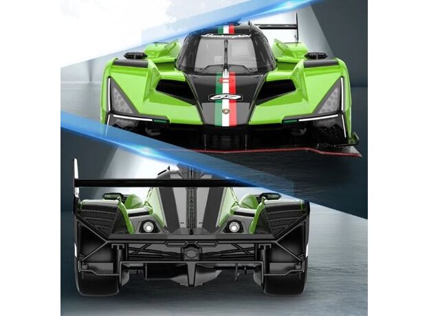 ماشین کنترلی لامبورگینی SC63 سبز راستار با مقیاس 1:14, image 3