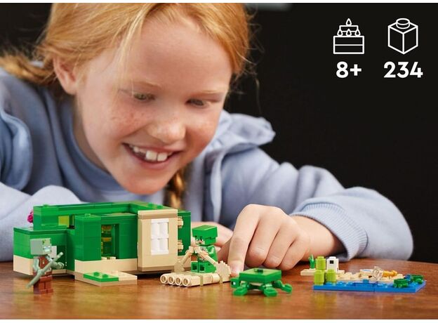 لگو ماینکرافت مدل خانه ساحلی لاک پشت (21254), image 8