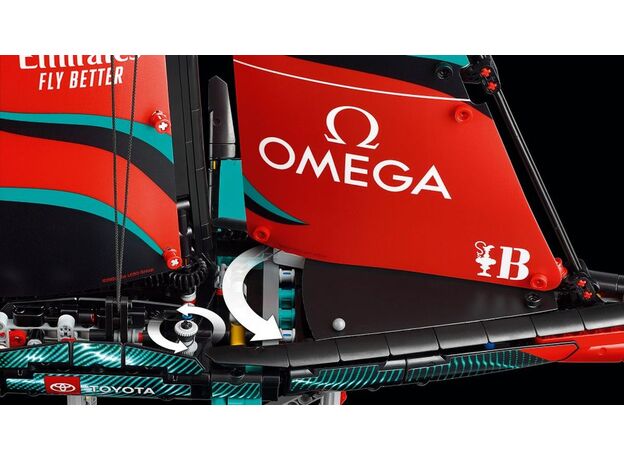 لگو تکنیک مدل قایق بادبانی AC75 تیم امارات نیوزیلند (42174), image 10