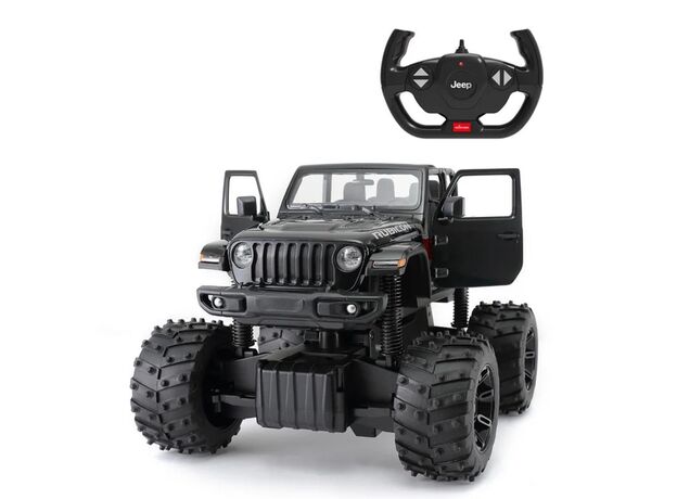 ماشین کنترلی آفرودی Jeep Wrangler JL مشکی راستار با مقیاس 1:14, تنوع: 79410-Black, image 2