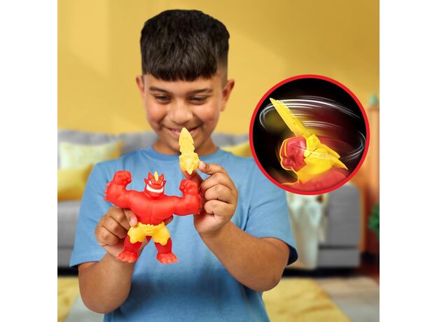 عروسک فشاری گو جیت زو Goo Jit Zu سری Meteor Madness مدل Blazagon, تنوع: 43014 - Blazagon, image 3