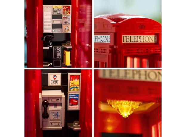 لگو آیدیاز مدل کیوسک تلفن قرمز لندن (21347), image 14