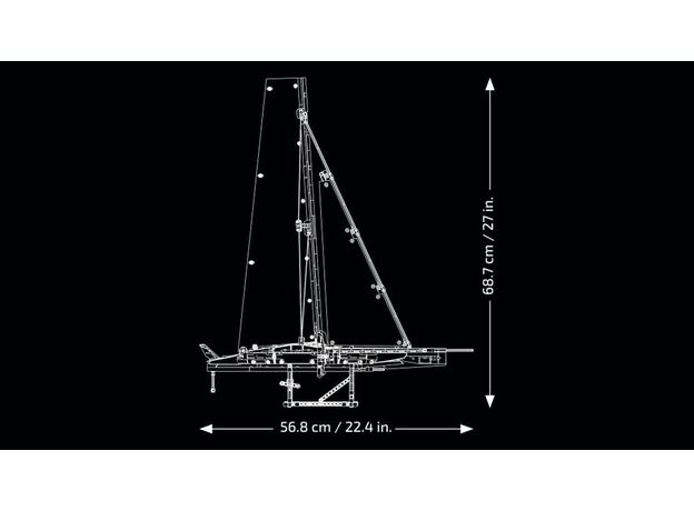 لگو تکنیک مدل قایق بادبانی AC75 تیم امارات نیوزیلند (42174), image 21