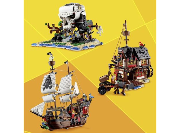 لگو کریتور 3 در 1 مدل کشتی دزدان دریایی (31109), image 17