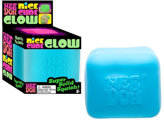 فیجت مکعب درخشان NeeDoh مدل آبی, image 