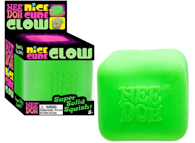 فیجت مکعب درخشان NeeDoh مدل سبز, تنوع: GNCBND-Green, image 