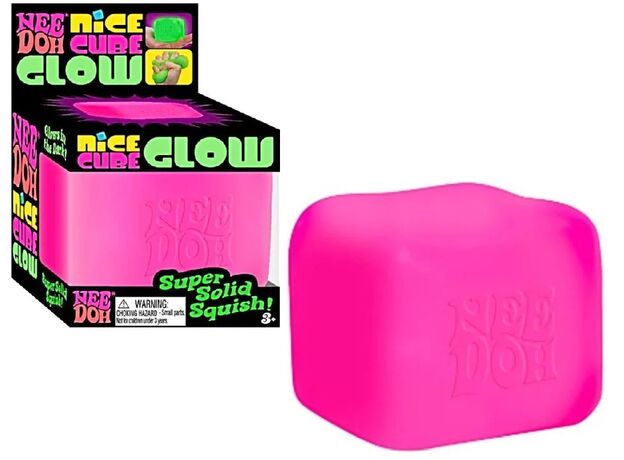 فیجت مکعب درخشان NeeDoh مدل صورتی, تنوع: GNCBND-Pink, image 