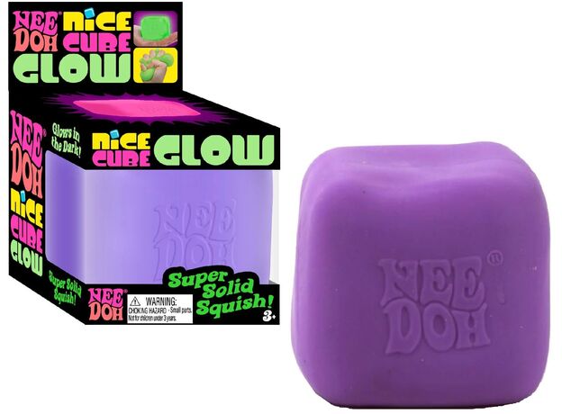 فیجت مکعب درخشان NeeDoh مدل بنفش, تنوع: GNCBND-Purple, image 