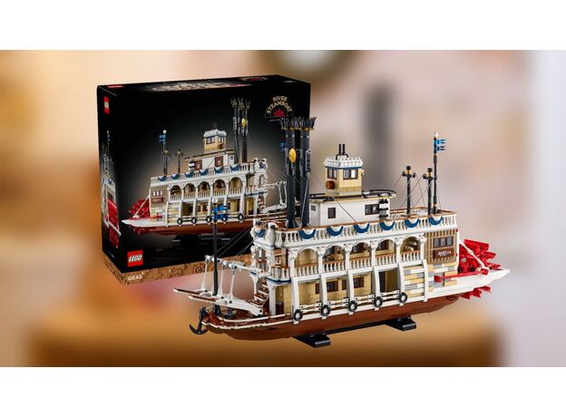 لگو آیدیاز مدل قایق بخار رودخانه ای (21356), image 28